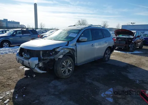 2018 Nissan Pathfinder Sv z USA, uszkodzony, nr VIN 5N1DR2MM4JC653488